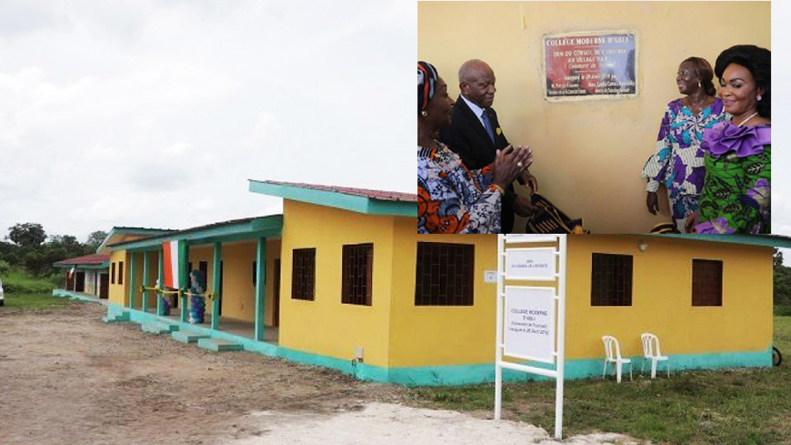 Cérémonie officielle de remise du collège d’Abli à l’Etat de Côte d’Ivoire